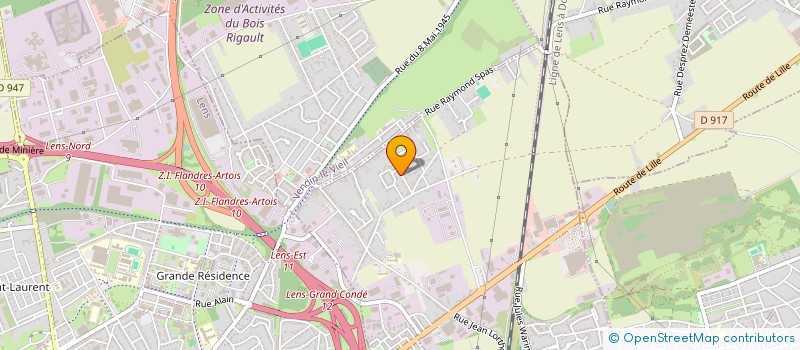 localisation de l'entreprise MONSIEUR SOFIAN VANHERREWEGHE  LOISON-SOUS-LENS