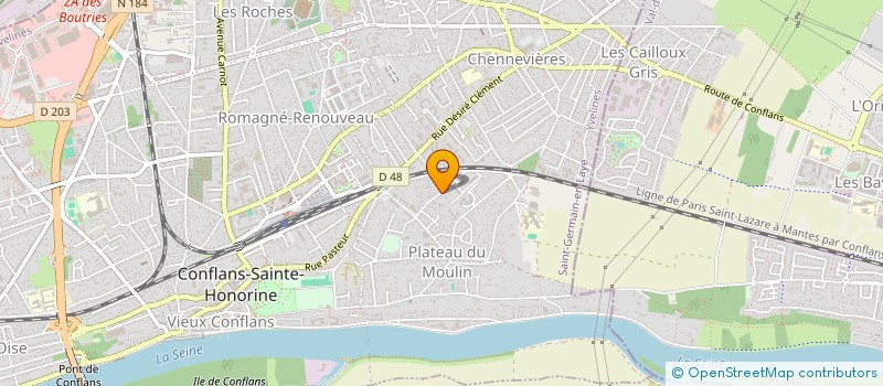 localisation de l'entreprise MONSIEUR SOFIAN ZOUAOUI  CONFLANS-SAINTE-HONORINE