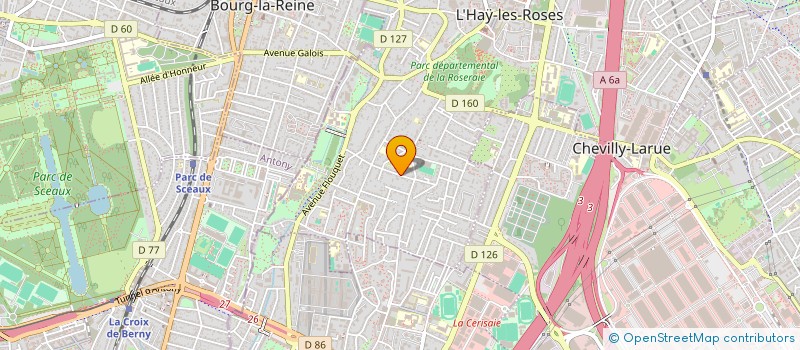 localisation de l'entreprise MONSIEUR SOFIANA TRAORE  L'HAY-LES-ROSES