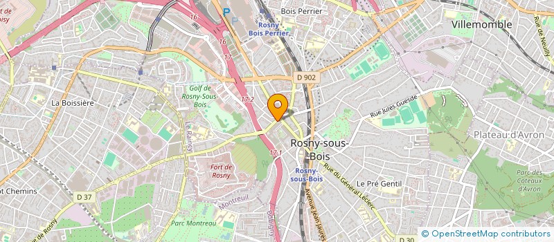 localisation de l'entreprise MONSIEUR SOFIANE ABBOU à ROSNY-SOUS-BOIS