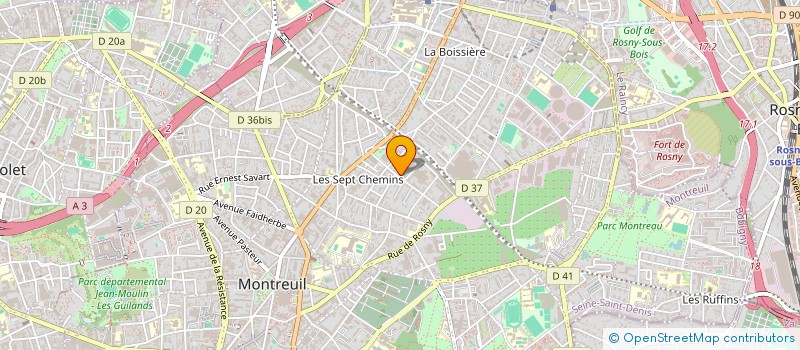 localisation de l'entreprise MONSIEUR SOFIANE ABDOU à MONTREUIL