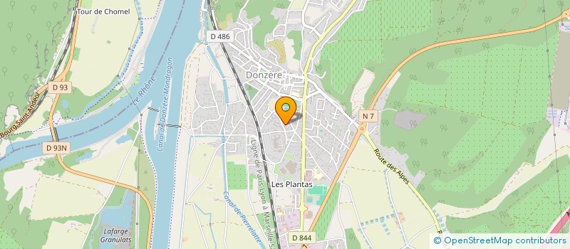 localisation de l'entreprise MONSIEUR SOFIANE ACHAHBAR  DONZERE