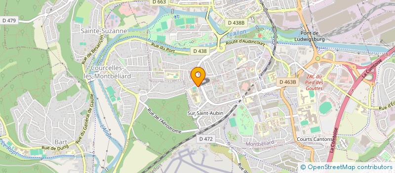 localisation de l'entreprise MONSIEUR SOFIANE ACHAQ  MONTBELIARD