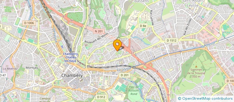 localisation de l'entreprise MONSIEUR SOFIANE ACHI  CHAMBERY