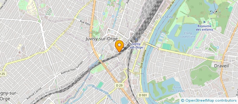 localisation de l'entreprise MONSIEUR SOFIANE AICHIOU à JUVISY-SUR-ORGE
