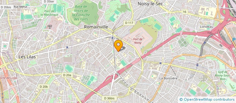 localisation de l'entreprise MONSIEUR SOFIANE AID à ROMAINVILLE