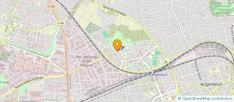 localisation de l'entreprise MONSIEUR SOFIANE AIDAT  ARGENTEUIL