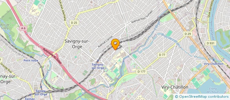 localisation de l'entreprise MONSIEUR SOFIANE AISSAOUI à SAVIGNY-SUR-ORGE