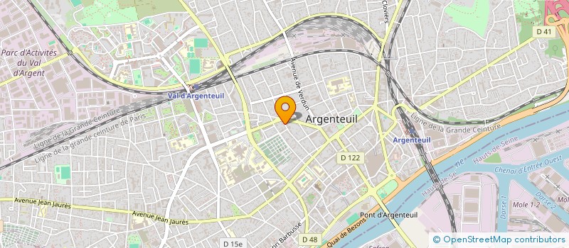 localisation de l'entreprise MONSIEUR SOFIANE AKKOU  ARGENTEUIL