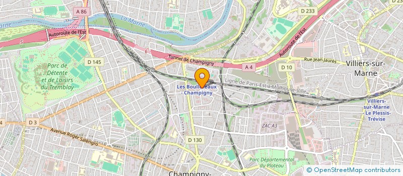 localisation de l'entreprise MONSIEUR SOFIANE ALAME à CHAMPIGNY-SUR-MARNE