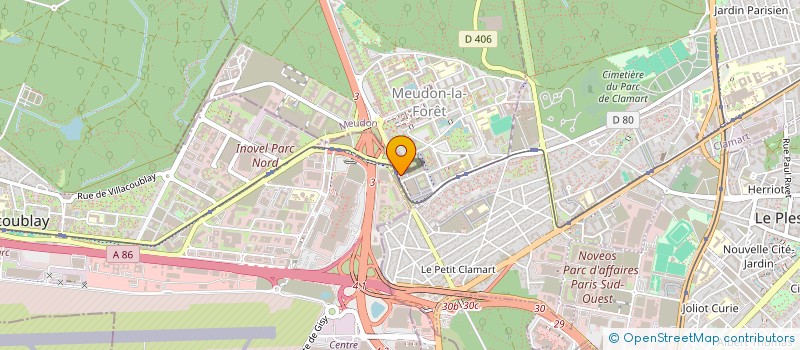 localisation de l'entreprise MONSIEUR SOFIANE ALIMOUSSA à MEUDON