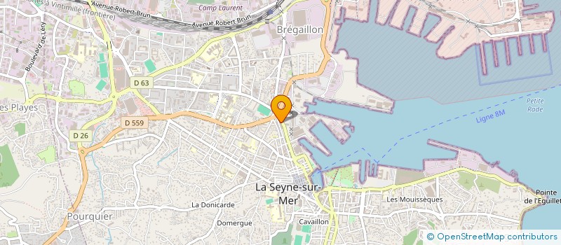 localisation de l'entreprise MONSIEUR SOFIANE ALIOUCHE à LA SEYNE-SUR-MER