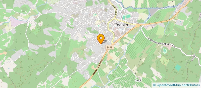 localisation de l'entreprise MONSIEUR SOFIANE ALIZOUI à COGOLIN