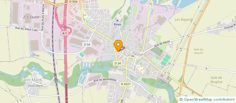 localisation de l'entreprise MONSIEUR SOFIANE ALLAME  ROYE