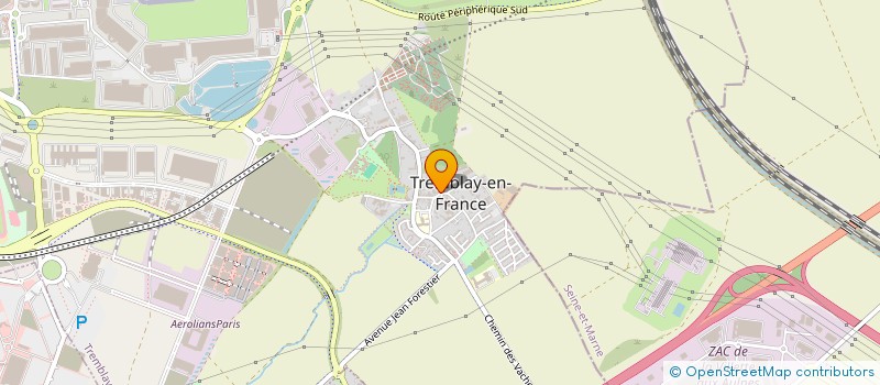 localisation de l'entreprise MONSIEUR SOFIANE AMBRI à TREMBLAY-EN-FRANCE