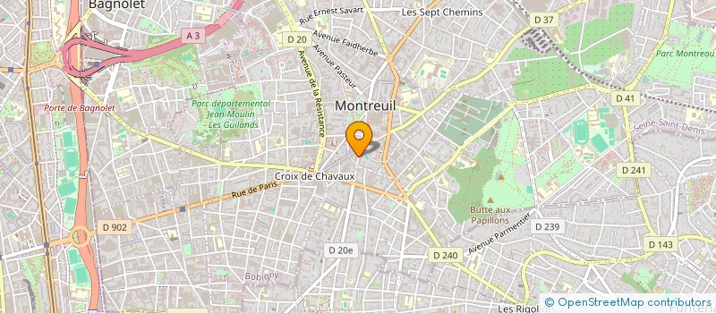 localisation de l'entreprise MONSIEUR SOFIANE AMIMER à MONTREUIL
