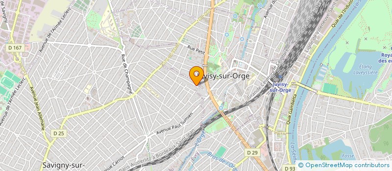 localisation de l'entreprise MONSIEUR SOFIANE AMOURI à SAVIGNY-SUR-ORGE