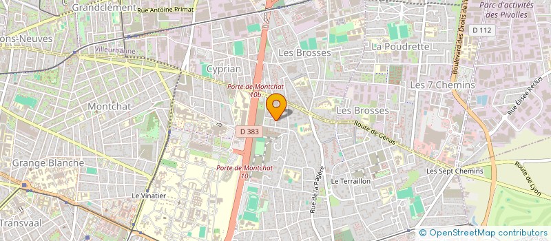 localisation de l'entreprise MONSIEUR SOFIANE ARIB à BRON