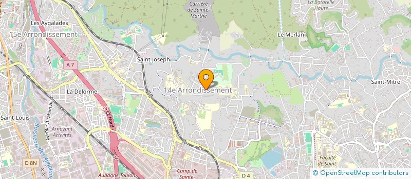 localisation de l'entreprise MONSIEUR SOFIANE ATTALAH à MARSEILLE 14EME