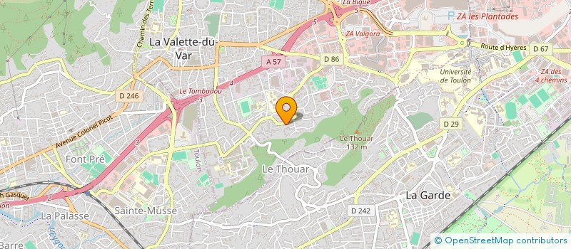 localisation de l'entreprise MONSIEUR SOFIANE AZARZAR à LA VALETTE-DU-VAR