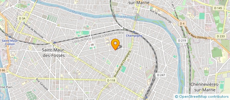 localisation de l'entreprise MONSIEUR SOFIANE AZZI  SAINT-MAUR-DES-FOSSES