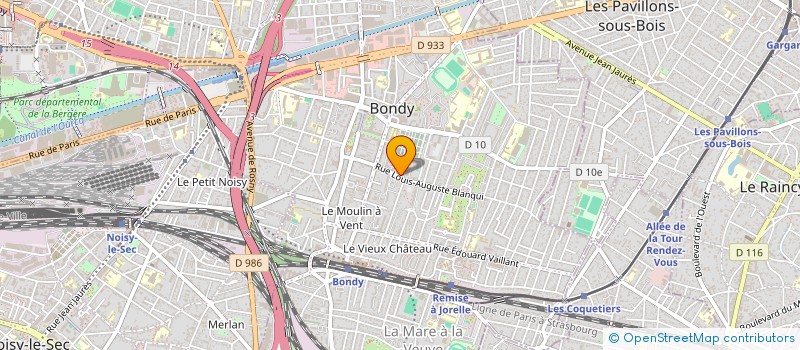 localisation de l'entreprise MONSIEUR SOFIANE AZZOUG  BONDY