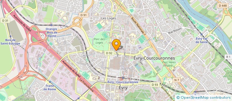 localisation de l'entreprise MONSIEUR SOFIANE BACHIRI  EVRY-COURCOURONNES