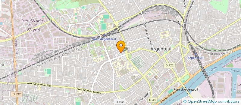 localisation de l'entreprise MONSIEUR SOFIANE BACHOTET KAOUKDJI  ARGENTEUIL