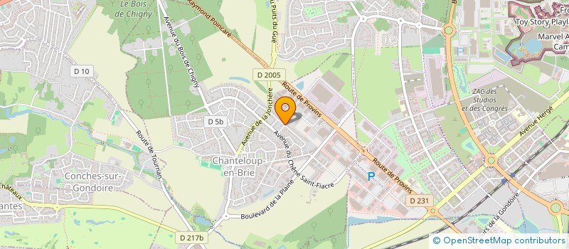 localisation de l'entreprise MONSIEUR SOFIANE BAGHDAD  CHANTELOUP-EN-BRIE