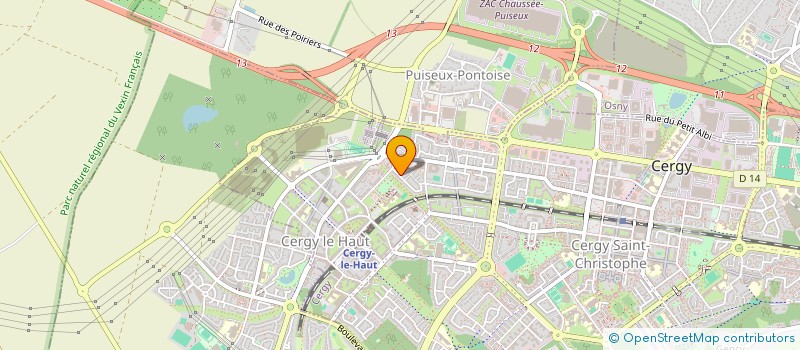 localisation de l'entreprise MONSIEUR SOFIANE BAOUCHE  CERGY