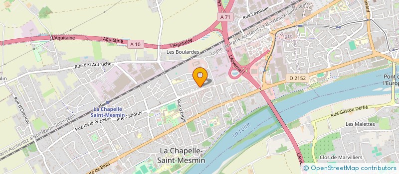 localisation de l'entreprise MONSIEUR SOFIANE BATATA  LA CHAPELLE-SAINT-MESMIN