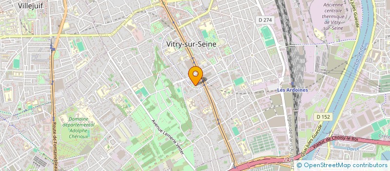 localisation de l'entreprise MONSIEUR SOFIANE BEDAD à VITRY-SUR-SEINE