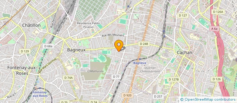 localisation de l'entreprise MONSIEUR SOFIANE BEDRAT à BAGNEUX