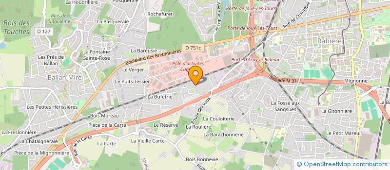 localisation de l'entreprise MONSIEUR SOFIANE BEHILLIL  JOUE-LES-TOURS