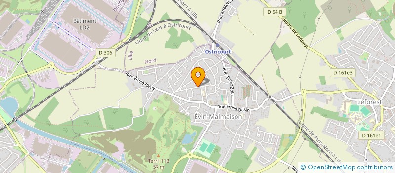 localisation de l'entreprise MONSIEUR SOFIANE BELAICHE  EVIN-MALMAISON