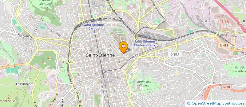 localisation de l'entreprise MONSIEUR SOFIANE BELAIFA  SAINT-ETIENNE