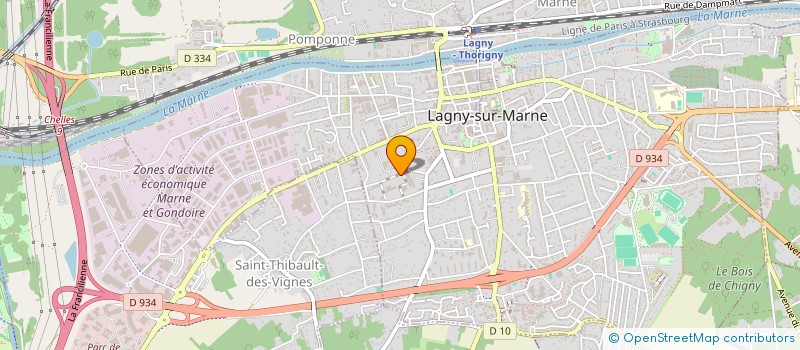 localisation de l'entreprise MONSIEUR SOFIANE BELARBI  LAGNY-SUR-MARNE