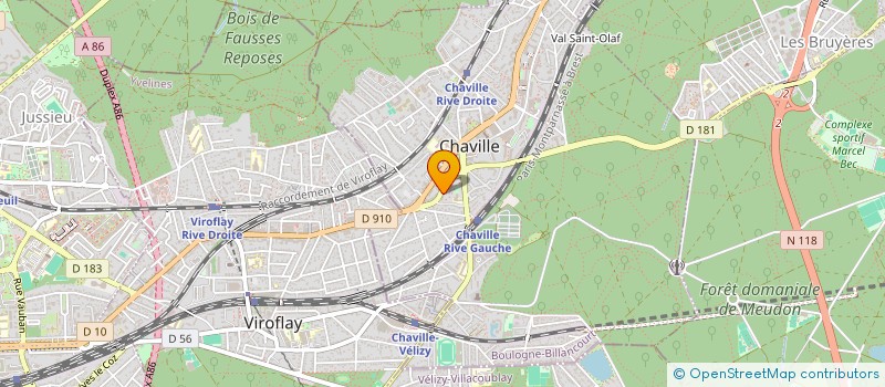 localisation de l'entreprise MONSIEUR SOFIANE BELARBI à CHAVILLE