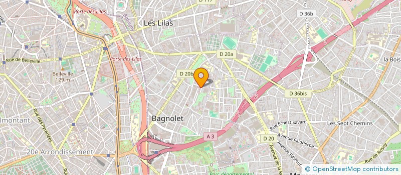 localisation de l'entreprise MONSIEUR SOFIANE BELBACHIR à BAGNOLET