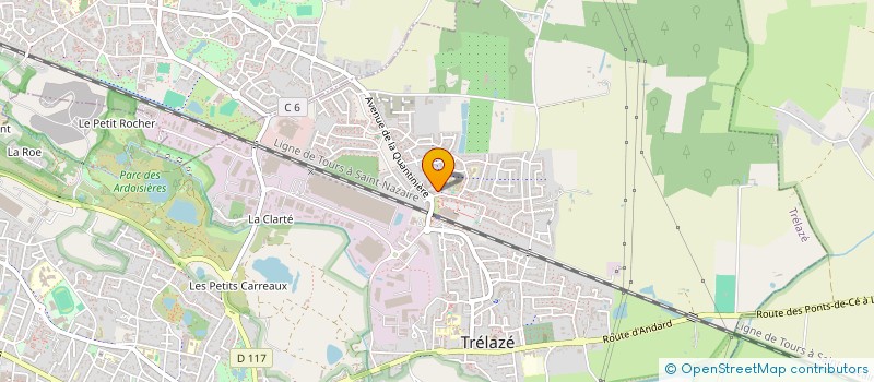 localisation de l'entreprise MONSIEUR SOFIANE BELHADJAR  TRELAZE