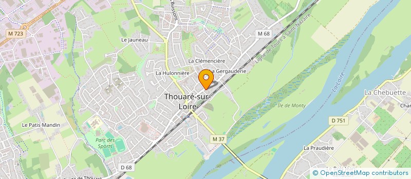 localisation de l'entreprise MONSIEUR SOFIANE BELHANAFI à THOUARE-SUR-LOIRE
