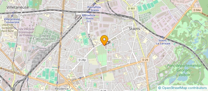 localisation de l'entreprise MONSIEUR SOFIANE BELKACEM à STAINS