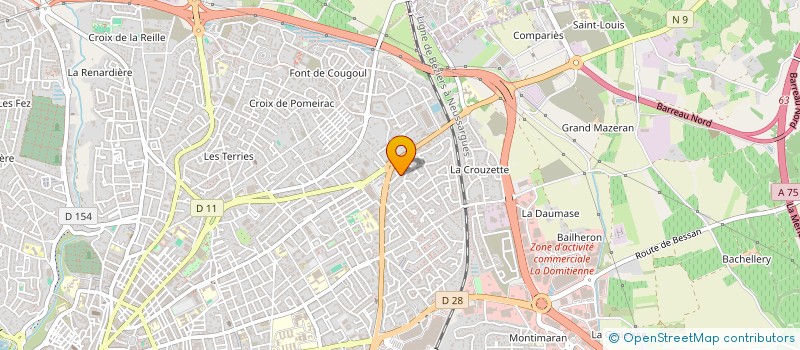 localisation de l'entreprise MONSIEUR SOFIANE BELKARFA  BEZIERS