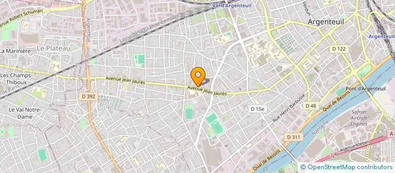 localisation de l'entreprise MONSIEUR SOFIANE BELKEDAH  ARGENTEUIL