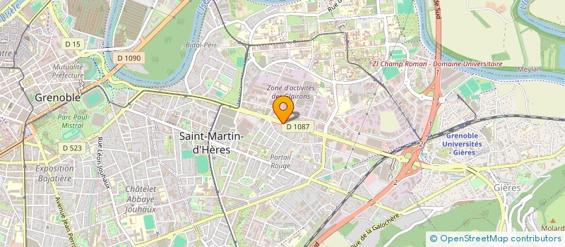 localisation de l'entreprise MONSIEUR SOFIANE BELKESIR  SAINT-MARTIN-D'HERES