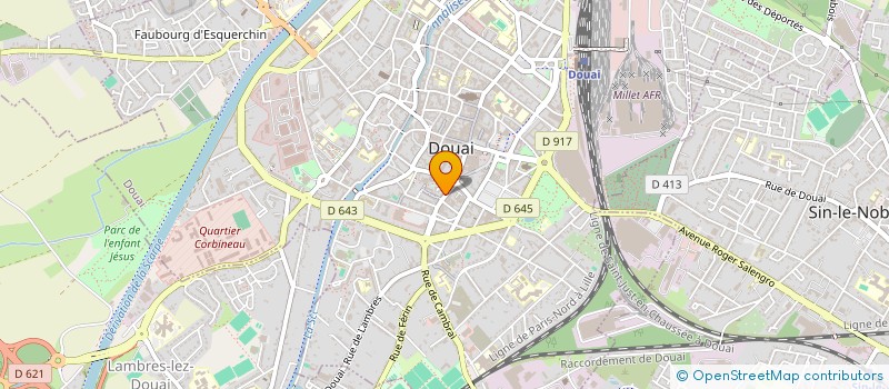 localisation de l'entreprise MONSIEUR SOFIANE BELLOUT  DOUAI