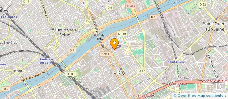 localisation de l'entreprise MONSIEUR SOFIANE BELOUAHRI à CLICHY