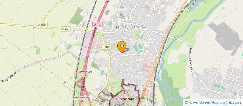 localisation de l'entreprise MONSIEUR SOFIANE BELRAZELI  JAUNAY-MARIGNY