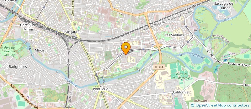 localisation de l'entreprise MONSIEUR SOFIANE BEN NAIM  LE MANS