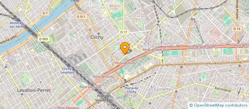 localisation de l'entreprise MONSIEUR SOFIANE BENABDESLAM à CLICHY
